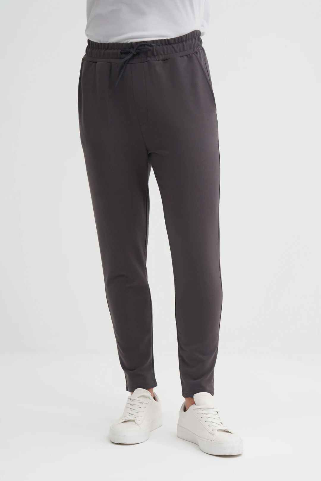 Cazador 8042 Slim Fit Likralı 2 Iplik Eşofman Altı Düz Paça