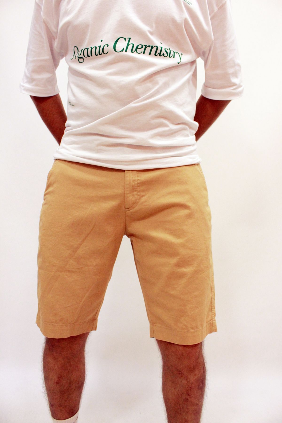 CAZ 6015 Likralı Erkek Chino Bermuda Şort Kum
