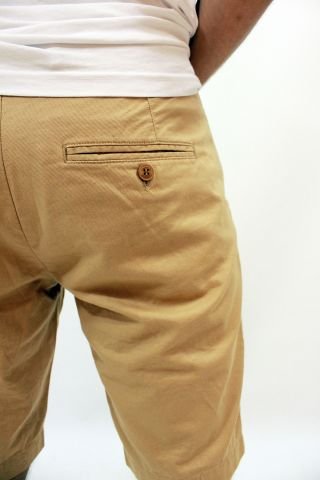 CAZ 6015 Likralı Erkek Chino Bermuda Şort Kum