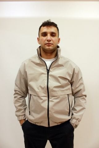 Caz 1007 Cep detaylı İnce Erkek Micro Mont Gri