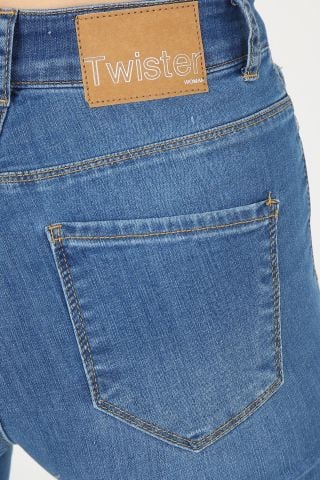 Marta 9269-15 Light Blue Likralı Boru Paça Kadın Kot Pantolon Mavi