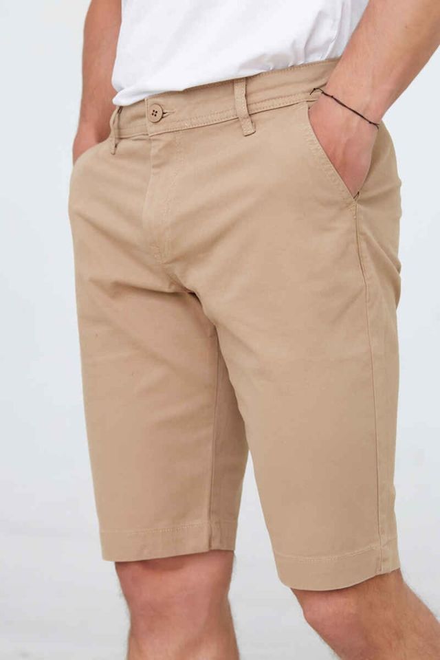 CAZADOR 6001 BASIC CHINO YAN CEP BERMUDA ERKEK ŞORT