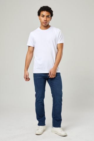 Nevada 807-04 Likralı Rahat Kesim Erkek kot Pantolon Dark Blue