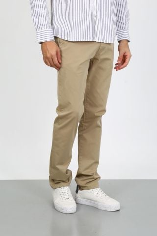 Twister Togo 728 Beige Likralı Erkek Kanvas Chino Pantolon Bej