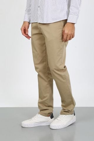 Twister Togo 728 Beige Likralı Erkek Kanvas Chino Pantolon Bej