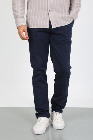 Twister Togo 728 Navy blue Likralı Erkek Kanvas Chino Pantolon Lacivert