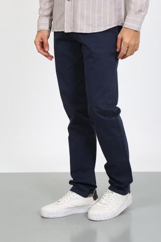 Twister Togo 728 Navy blue Likralı Erkek Kanvas Chino Pantolon Lacivert