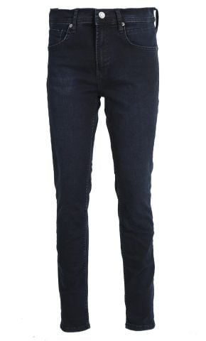 Gana 636-08 Zift Blue Dar Kesim Dar Paça Erkek Kot Pantolon Lacivert