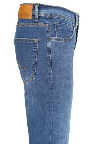Gana 636-11 Blue Erkek Likralı Dar Paça Dar Kesim Kot Pantolon Mavi