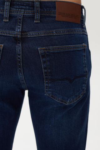 Vegas 132-15 Dark Blue Süper Battal büyük Beden Erkek kot Pantolon K.Mavi 48/32