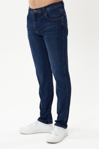 Vegas 132-15 Dark Blue Süper Battal büyük Beden Erkek kot Pantolon K.Mavi 48/32
