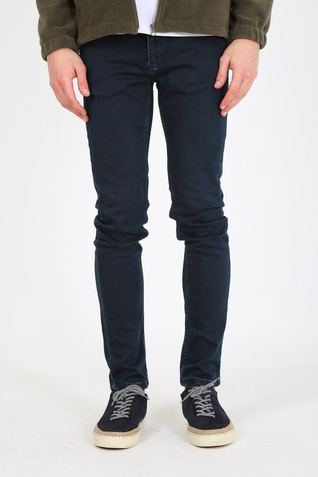 PANAMA 640-01 Dark Blue Erkek Likralı Dar Kesim Kot Pantolon Laci
