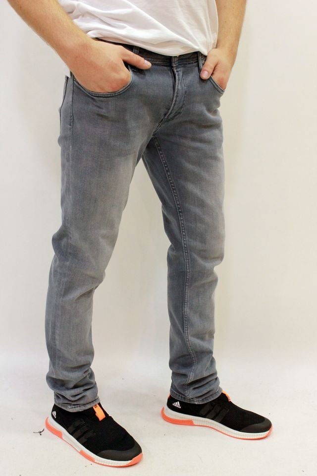 PANAMA 627-14 Smoky Grey Erkek Likralı Kot Pantolon Gri