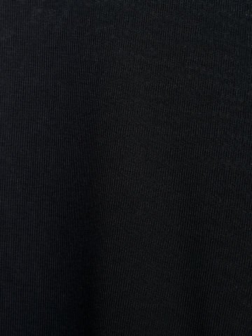 Dilvin 30747 Bisiklet Yaka Basic T-shirt-Siyah