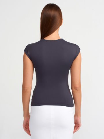Dilvin 30856 Poliamid T-shirt-Antrasit