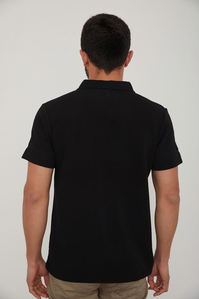 CAZ 4231 POLO YAKA DÜĞMESİZ LİKRALI MICRO ERKEK T-SHIRT