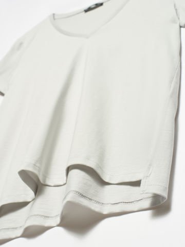 Dilvin 3470 V Yaka Basic T-Shirt-Gri