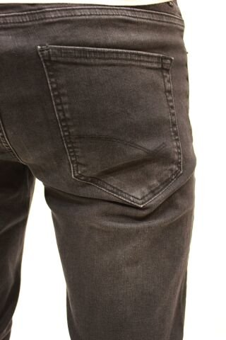 Milano 706-03 Black Black Erkek Likralı Rahat Kesim Kot Pantolon Antrasit