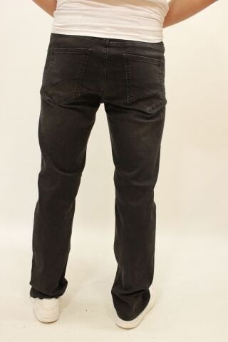 Milano 706-03 Black Black Erkek Likralı Rahat Kesim Kot Pantolon Antrasit