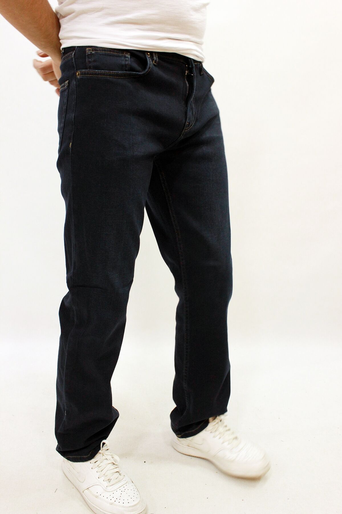 Milano 706-10 Khaki Erkek Likralı Rahat Kesim Kot Pantolon K.Lacivert