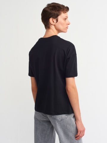 Dilvin 3683 Basic T-Shirt-Siyah