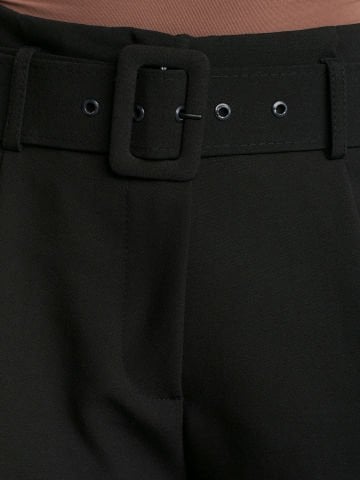 Dilvin 71571 Kaplama Kemerli Pantolon-Siyah