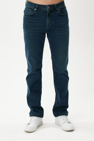 Martin 768-02 Dark Brown Likralı Erkek Jean Rahat Kalıp Kot Pantolon Laci