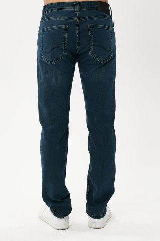 Martin 768-02 Dark Brown Likralı Erkek Jean Rahat Kalıp Kot Pantolon Laci