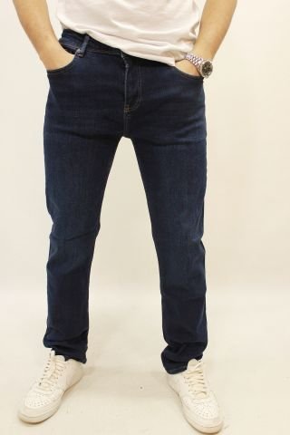 Martin 705-03 Dark Blue Rahat Kesim Likralı Erkek Kot Pantolon Koyu Mavi