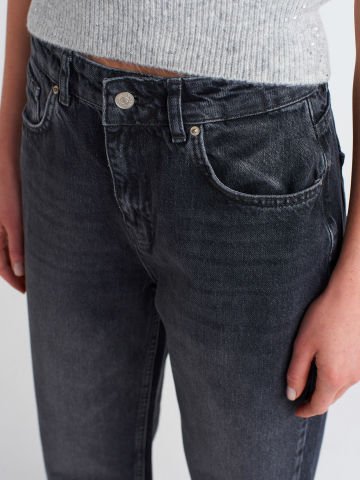 dİLVİN 71773 Yeni Kesim Straight Kot Pantolon-Siyah