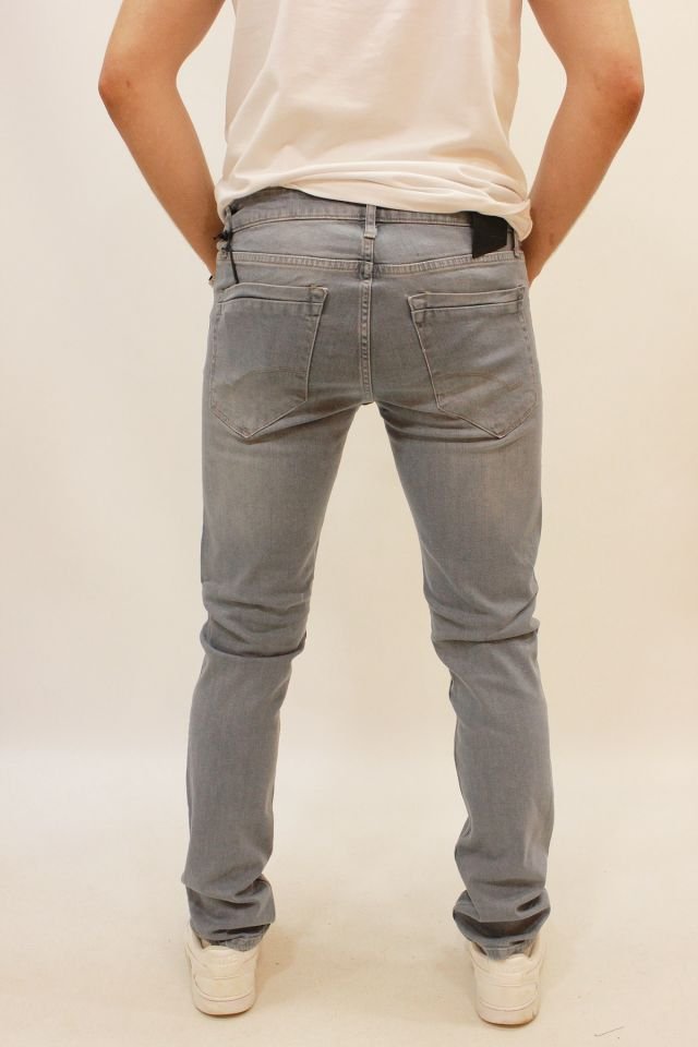 PANAMA 637-01 Bluish Grey Wash Erkek Likralı Dar Kesim Kot Pantolon Gri