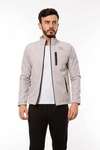 CAZ 1046 Softshell Su Geçirmez Mont Gri