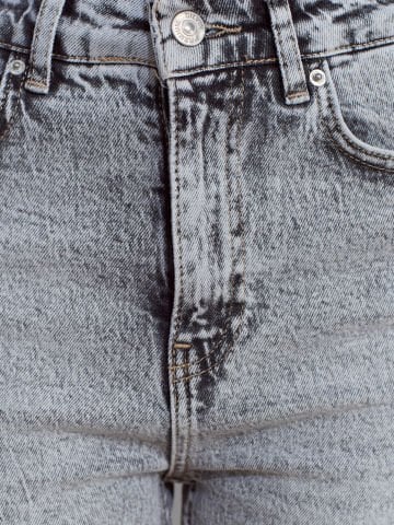 Dilvin 71793 Yanı Yırtmaçlı Comfort Likra Denim Pantolon-Gri