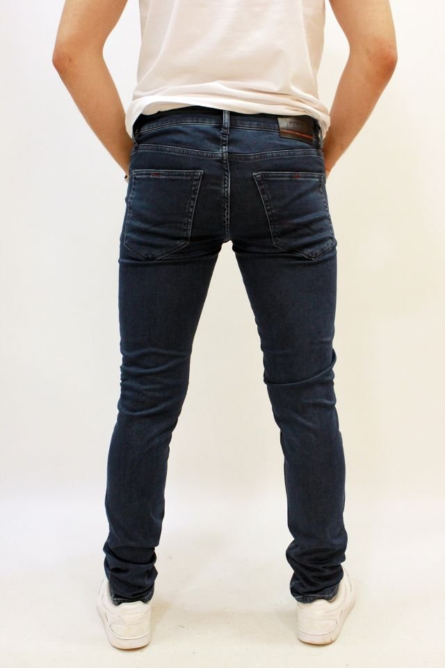 Panama 640-04 Dark Blue Erkek Likralı Dar Kesim Kot Pantolon Laci