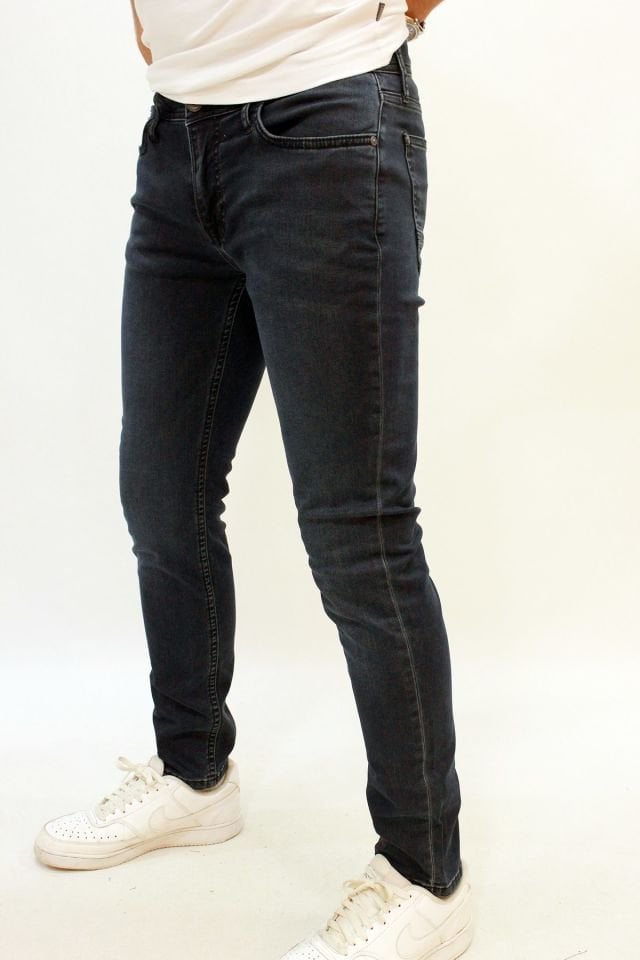 Caz 0730 Harden Denim Haki Wash Erkek Likralı Dar Kesim Kot Pantolon