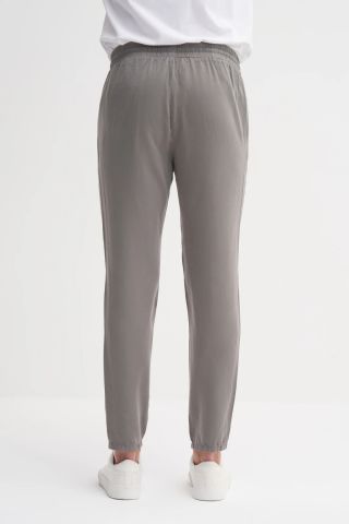 CAZADOR  0039 Tensel Kumaş Yıkamalı İnce Jogger Pantolon Haki