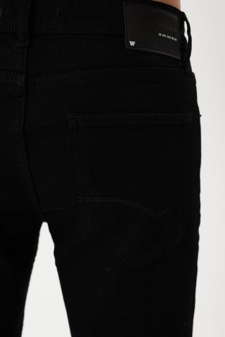 Martin 704-07 Black Black Rahat Kalıp Erkek Likralı Kot Pantolon Siyah