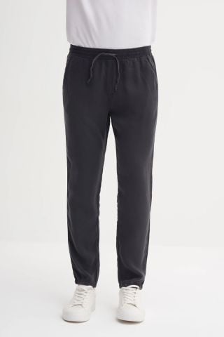 CAZADOR  0039 Tensel Kumaş Yıkamalı İnce Jogger Pantolon Antrasit