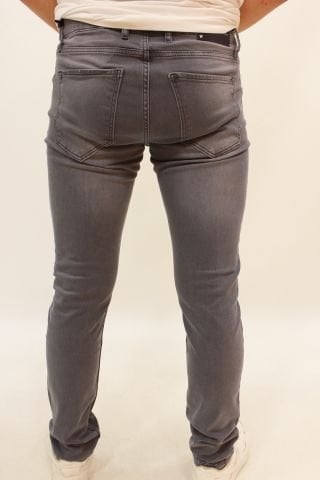 Panama 748-03 Grey Blue Erkek Likralı Dar Kesim Kot Pantolon Gri