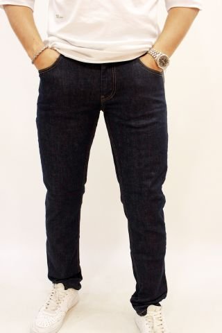 Perm 9133-212 Dark Blue Ham Erkek Dar Kesim Kot Pantolon Koyu Lacivert