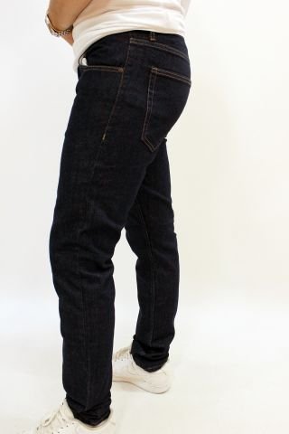 Perm 9133-212 Dark Blue Ham Erkek Dar Kesim Kot Pantolon Koyu Lacivert