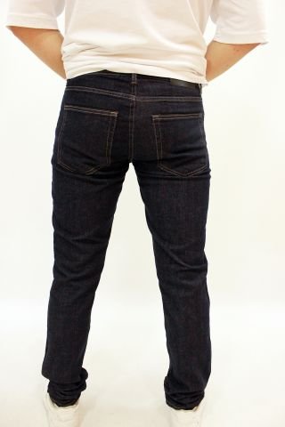 Perm 9133-212 Dark Blue Ham Erkek Dar Kesim Kot Pantolon Koyu Lacivert