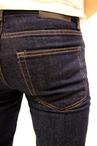 Perm 9133-212 Dark Blue Ham Erkek Dar Kesim Kot Pantolon Koyu Lacivert