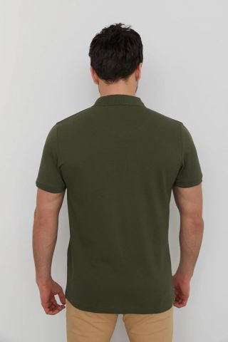 Caz 4613 - 4713 Erkek Polo Yaka T-shirt Haki