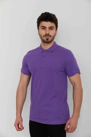 Caz 4613 - 4713 Erkek Polo Yaka T-shirt K.Mor