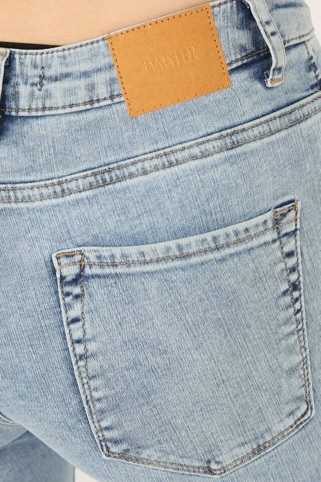 Twister EVA 9028-100 Light Blue Likralı Dar Paça Kadın Kot Pantolon Buz Mavisi