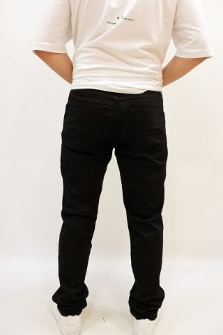 Vegas 132-284 Black Black Rahat Kesim Erkek Sİyah Kot Pantolon