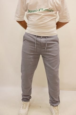 Slim Jogger 011 Bel Bağcıklı Lastikli Erkek Jogger Pantolon Lodos GRİ
