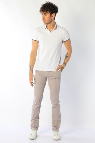 Twister Togo 728 Likralı Erkek Kanvas Chino Pantolon Stone Taş